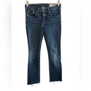 rag & bone Dark Blue Straight Leg Jeans